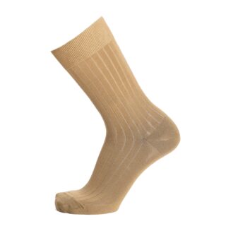 Maison Broussaud - Les fils d’Ecosse – chaussettes homme – coton beige