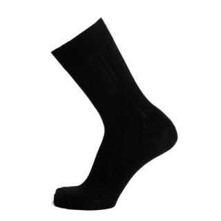 Maison Broussaud - Les fils d’Ecosse – chaussettes homme – coton noir