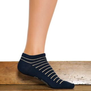 Maison Broussaud - Les Rayées – chaussettes femme – coton marine