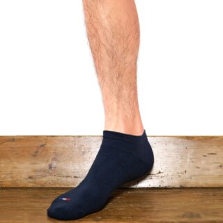 Les Invisibles Drapeau – chaussettes homme – coton marine par la marque Maison Broussaud Maison Broussaud - Les Invisibles Drapeau – chaussettes homme – coton marine