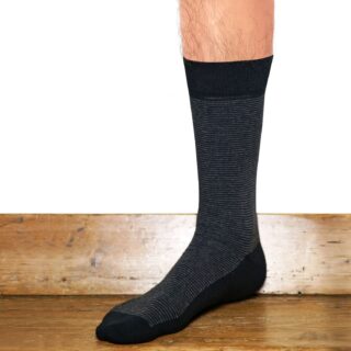 Maison Broussaud - Les Millerayes – chaussettes homme – coton noir