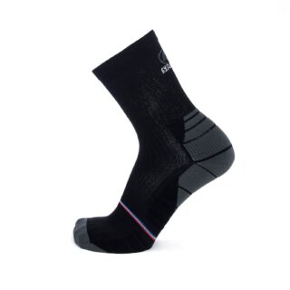 Chaussettes cyclisme – Broussaud Sport – noir-gris par la marque Maison Broussaud Maison Broussaud - Chaussettes cyclisme – Broussaud Sport – noir-gris