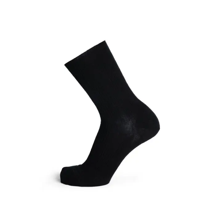 Les non-comprimantes – chaussettes femme – coton noir par la marque Maison Broussaud Maison Broussaud - Les non-comprimantes – chaussettes femme – coton noir
