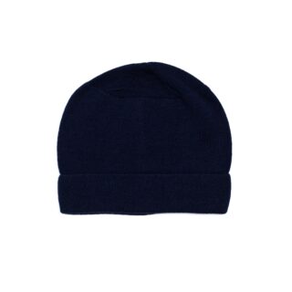 Maison Broussaud - Bonnet homme – laine mérinos bleu marine
