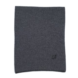 Maison Broussaud - Echarpe homme – laine mérinos gris
