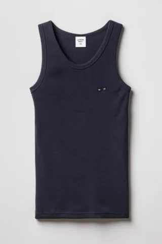 Le Véritable Débardeur Homme Marcel – Bleu Marine par la marque Tricots Marcel Tricots Marcel - Le Véritable Débardeur Homme Marcel – Bleu Marine