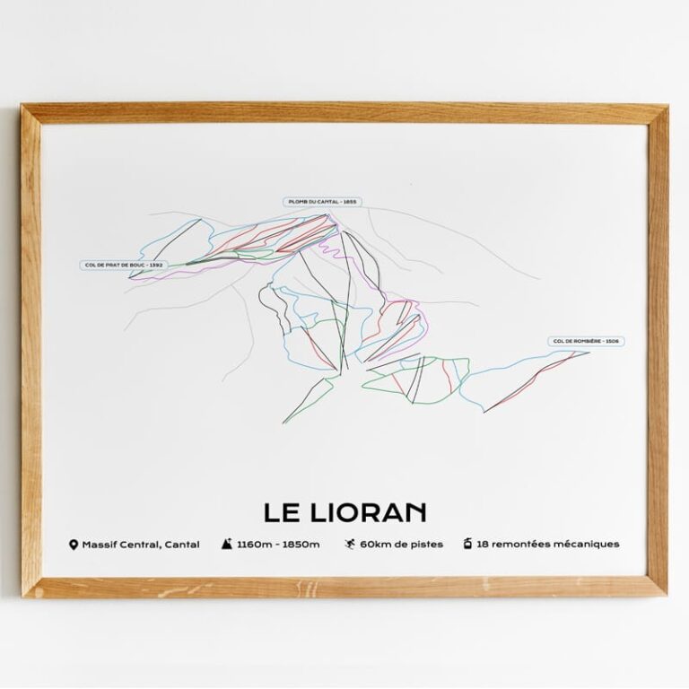 The Post Trace - Affiche Station Le Lioran