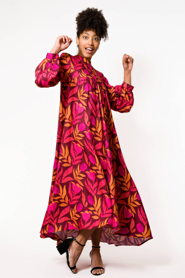 Nevice - Robe midi à fleurs