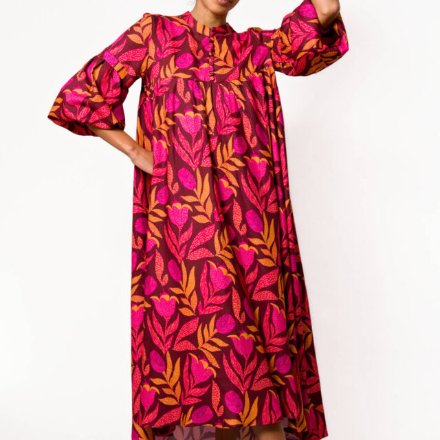 Nevice - Robe midi à fleurs