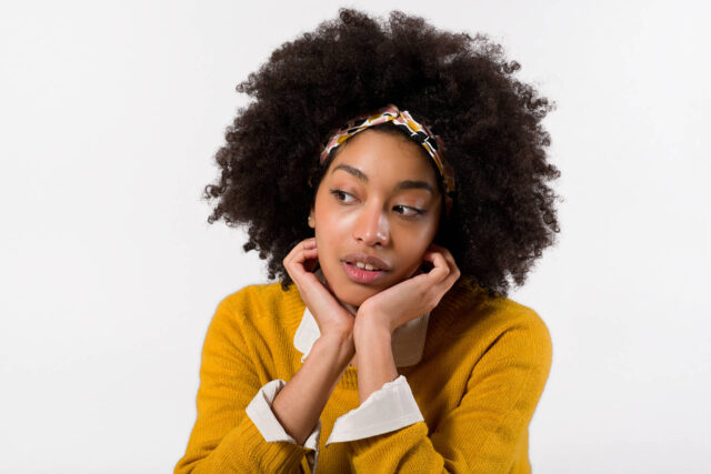Nevice - Bandeau de cheveux rosé