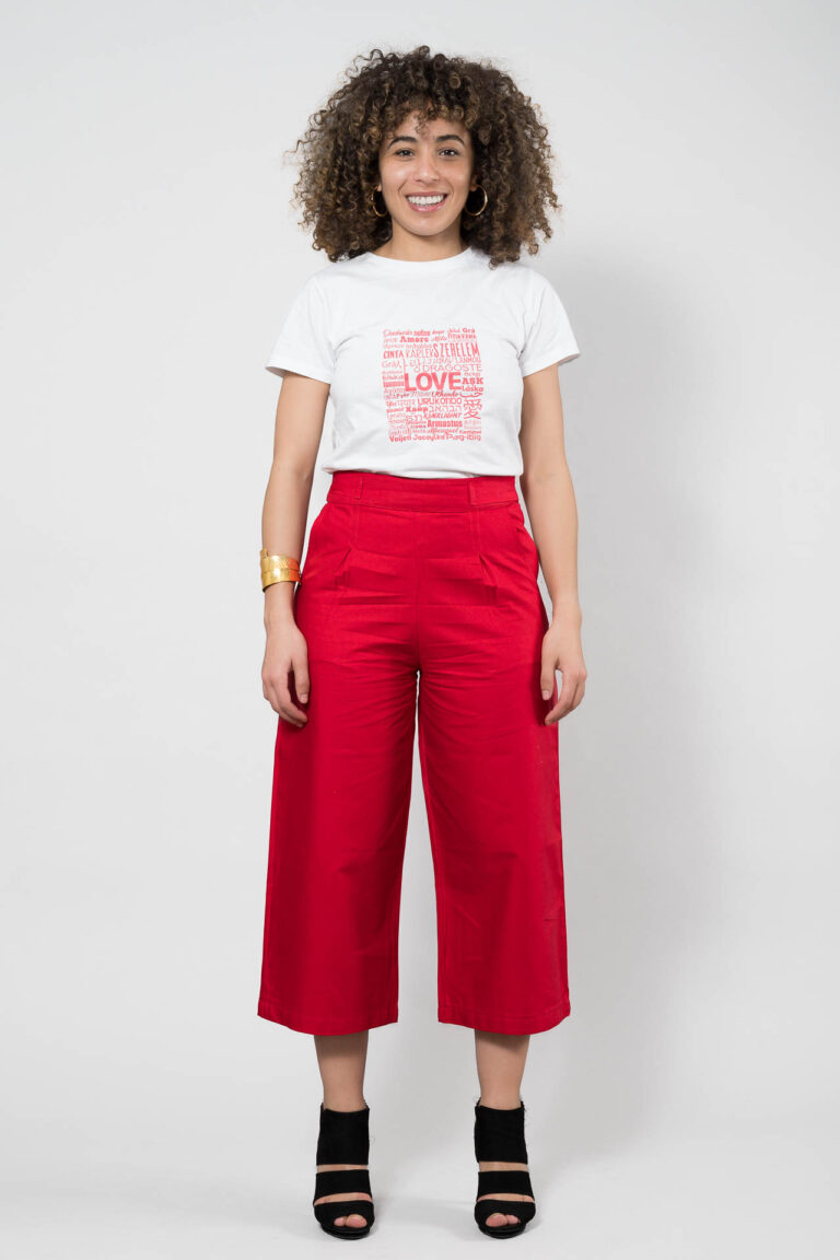 Nevice 2024 1944 Nevice - Pantalon rouge en coton bio