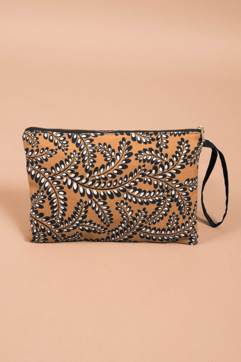 Nevice - Pochette zippée fleurie