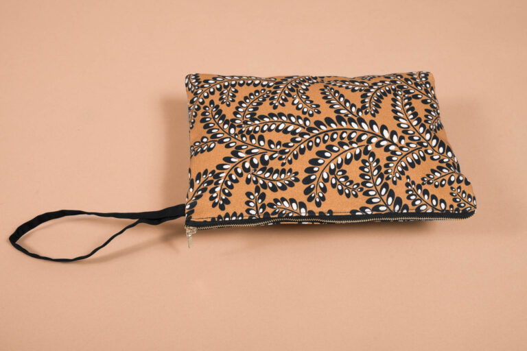 Nevice - Pochette zippée fleurie