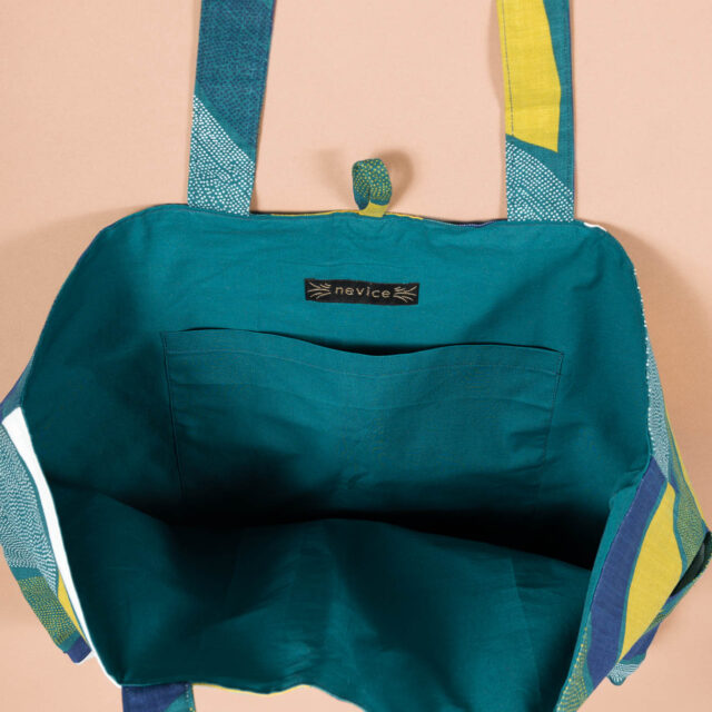 Nevice - Sac à cabas vert citron
