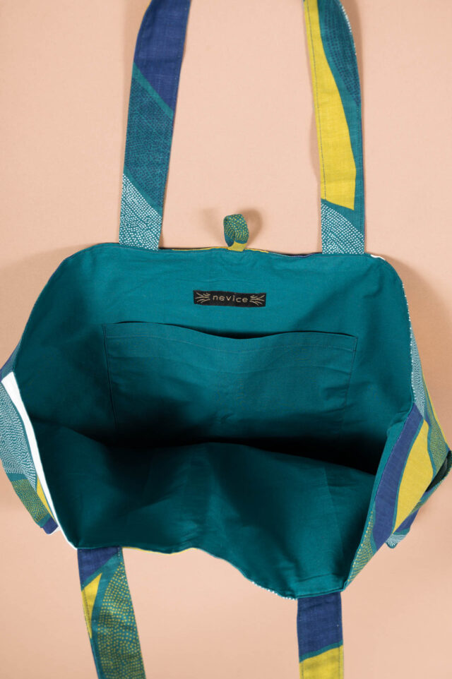 Nevice - Sac à cabas vert citron