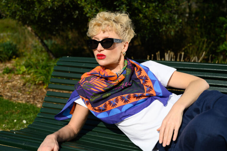 Nevice - Foulard paon