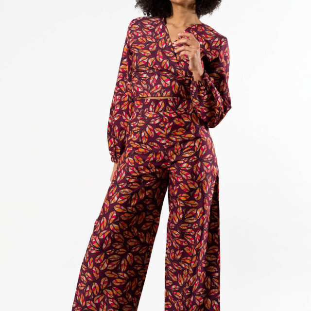 Nevice - Ensemble pantalon marron