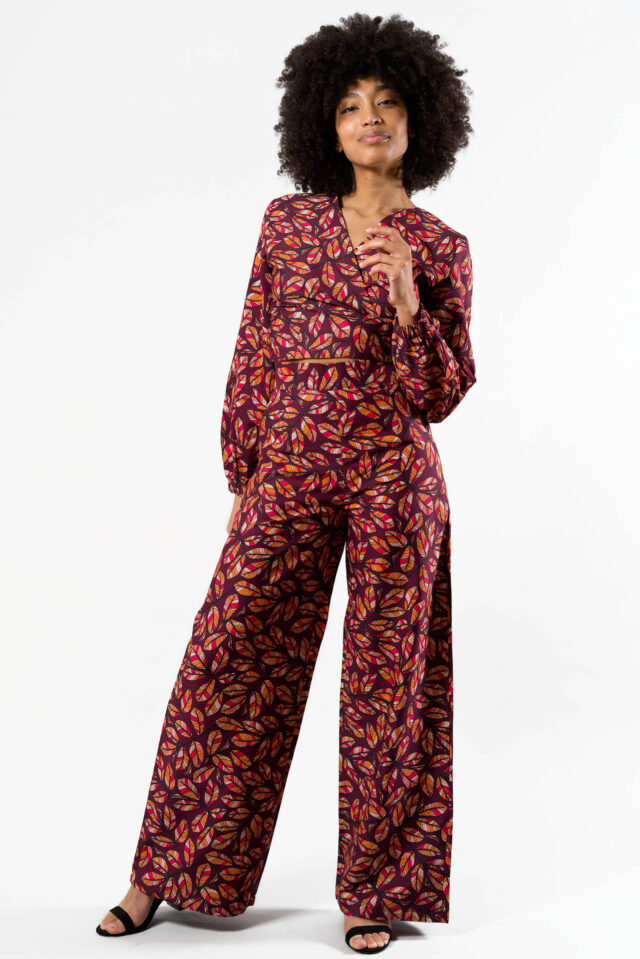 Nevice - Ensemble pantalon marron