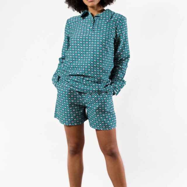 Nevice - Ensemble blouse & short