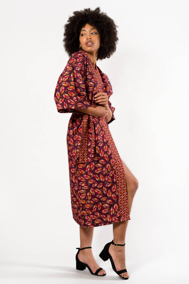 Nevice - Kimono marron