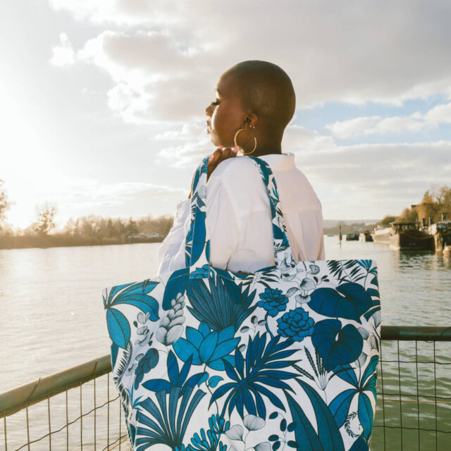 Nevice - Sac réversible bleu