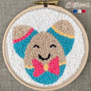 C’Reparti - Kit Punch Needle 1 Motif Oeufs de Paques