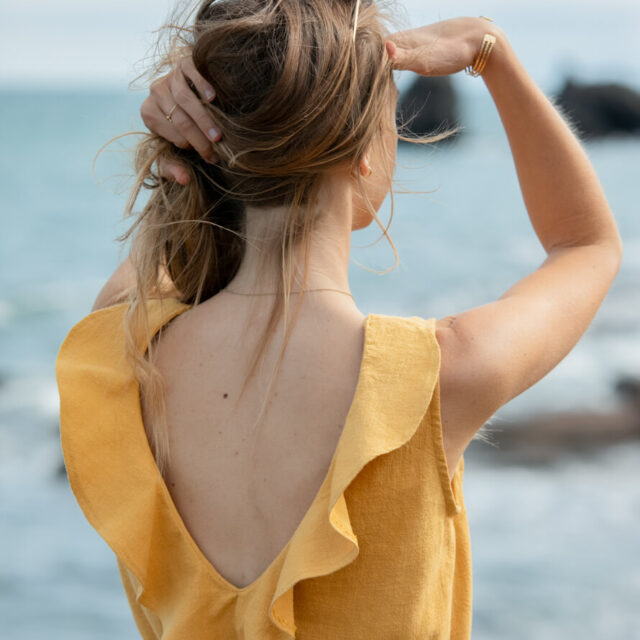 April et C - Robe Mathilde - miel