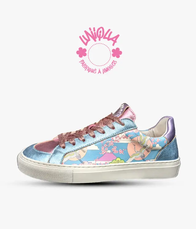 Uniqua Limoges - Basket Orsay- Rosasra Métallisé Ciel / Rose / Parme