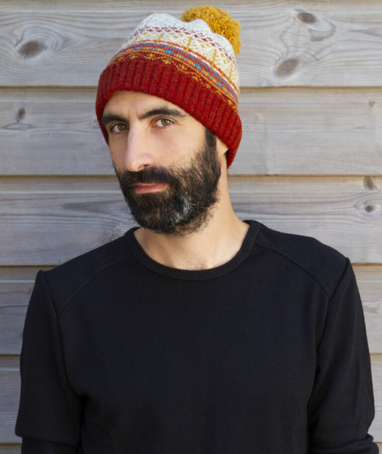 Ardelaine - Bonnet à motifs en laine