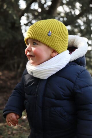 Bonnet Perinne enfant Citron 1/3 ans par la marque Maison Bonnefoy Maison Bonnefoy - Bonnet Perinne enfant Citron 1/3 ans