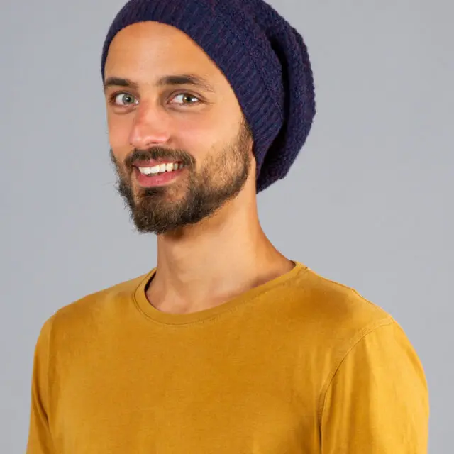 Ardelaine - Bonnet point de riz en laine