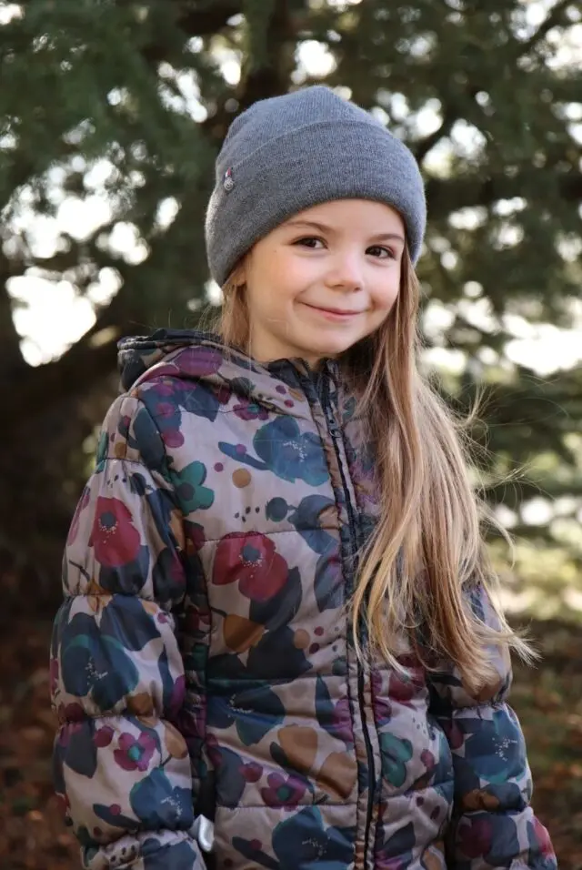 Maison Bonnefoy - Bonnet revers Elie Enfant 4/7ans Fer (Elie)