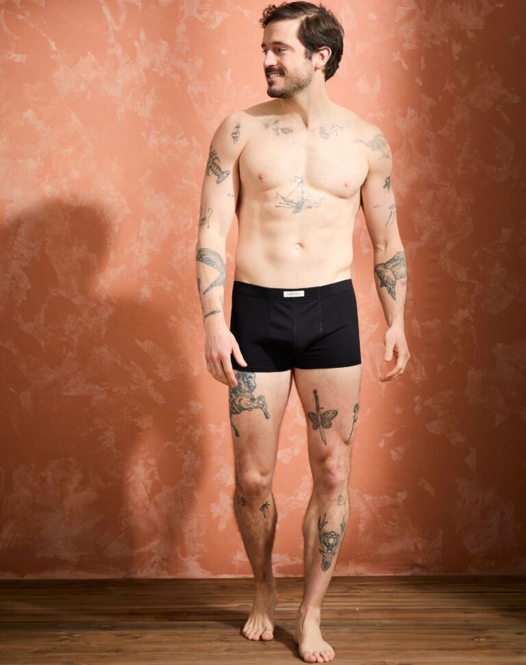 Lemahieu - Boxer confort Coton BIO - Noir - Homme