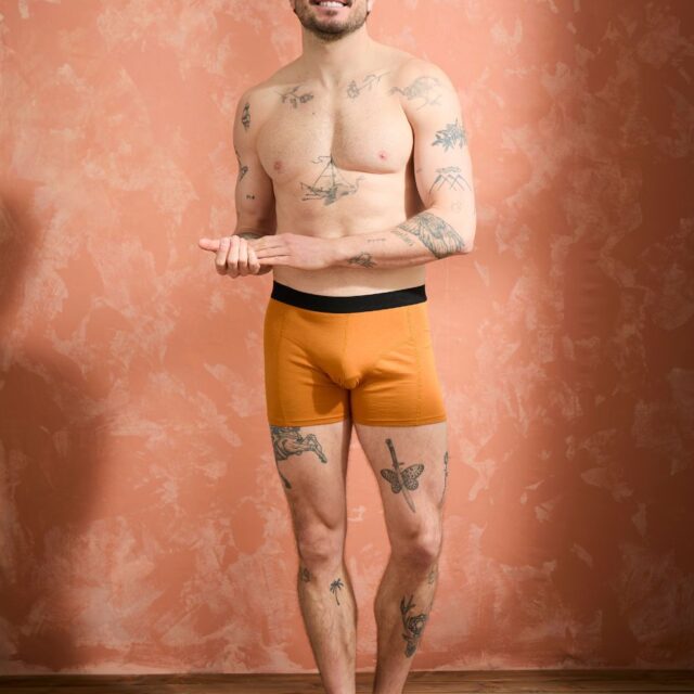 Lemahieu - Boxer coton modal - Mordore - Homme