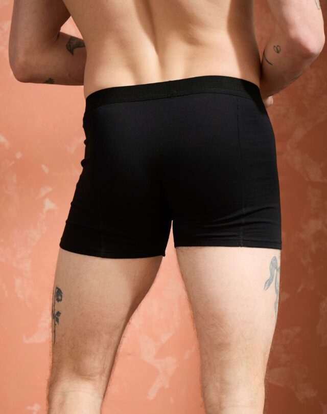 Lemahieu - Boxer coton modal - Noir - Homme
