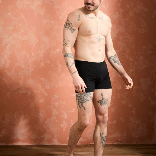 Lemahieu - Boxer coton modal - Noir - Homme