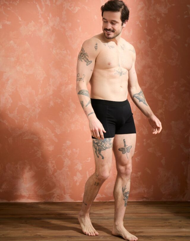 Lemahieu - Boxer coton modal - Noir - Homme