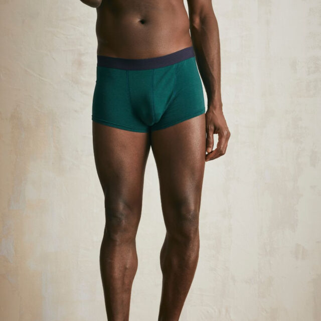 Lemahieu - Boxer court en Coton BIO - Vert Cyprès - Homme