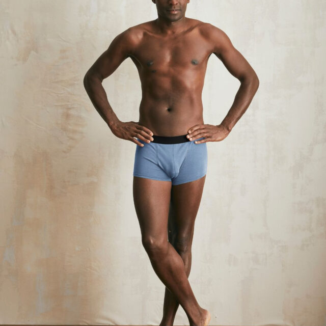 Lemahieu - Boxer court en Coton BIO - Bleu océan - Homme