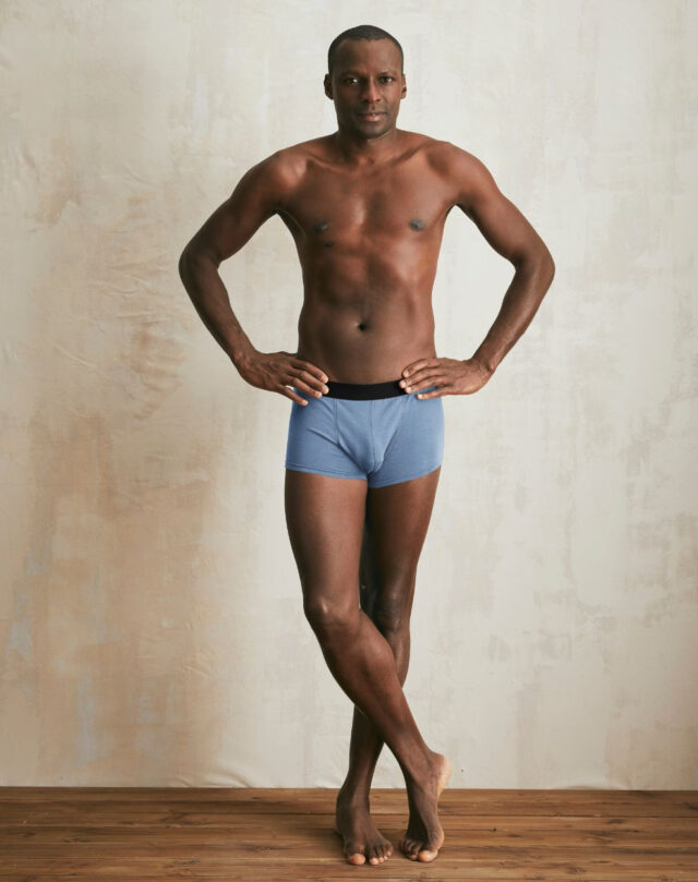 Lemahieu - Boxer court en Coton BIO - Bleu océan - Homme