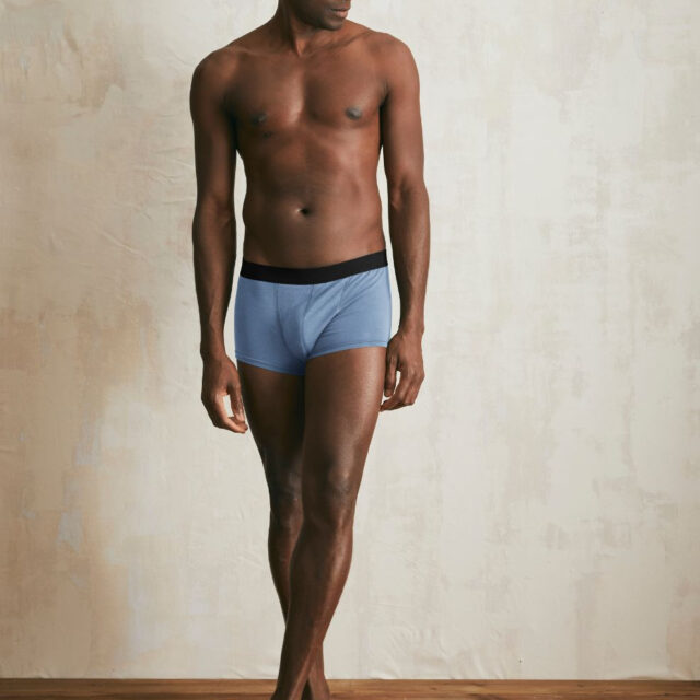 Lemahieu - Boxer court en Coton BIO - Bleu océan - Homme