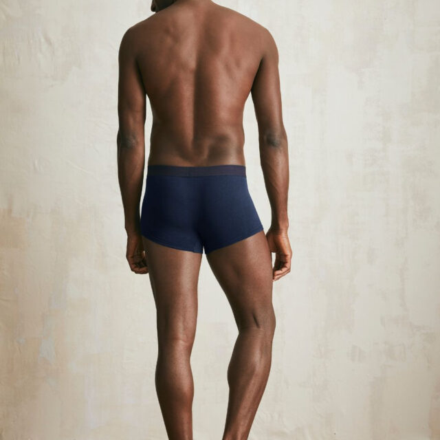 Lemahieu - Boxer court en Coton BIO - Bleu Minuit - Homme