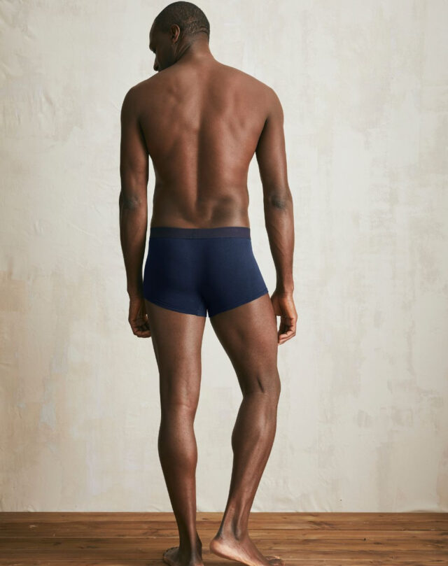 Lemahieu - Boxer court en Coton BIO - Bleu Minuit - Homme