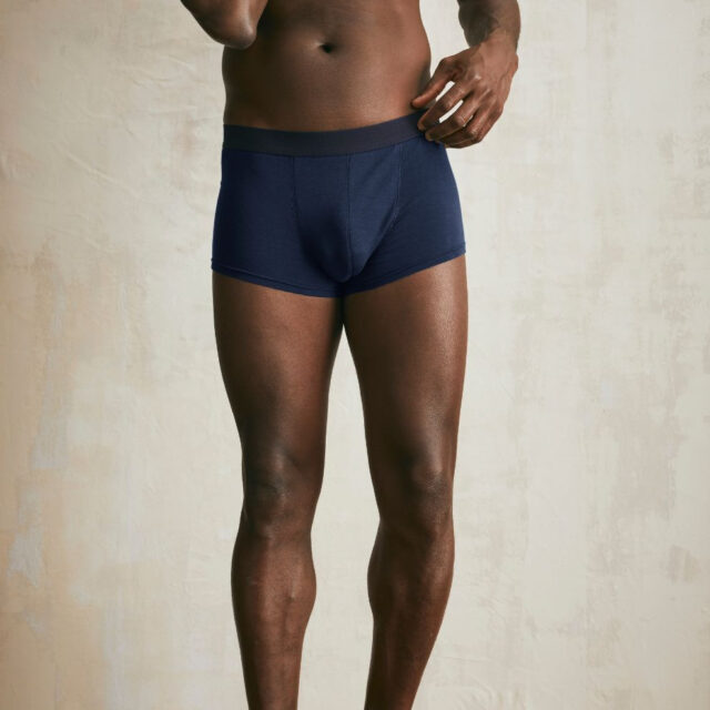 Lemahieu - Boxer court en Coton BIO - Bleu Minuit - Homme