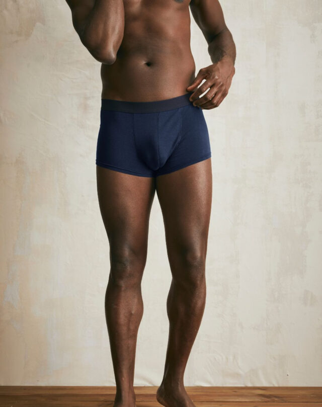 Lemahieu - Boxer court en Coton BIO - Bleu Minuit - Homme