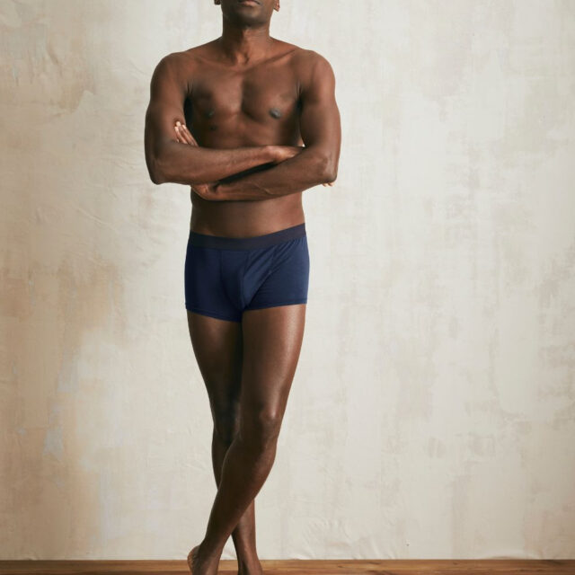 Lemahieu - Boxer court en Coton BIO - Bleu Minuit - Homme