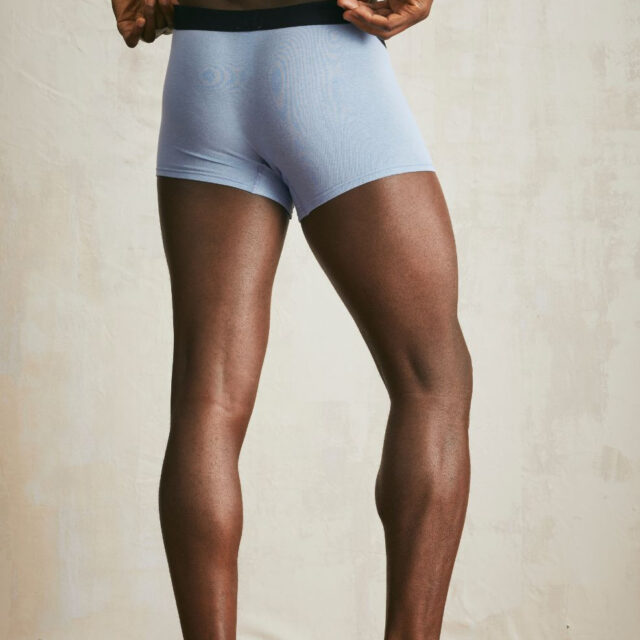 Lemahieu - Boxer court seconde peau - Bleu - Homme