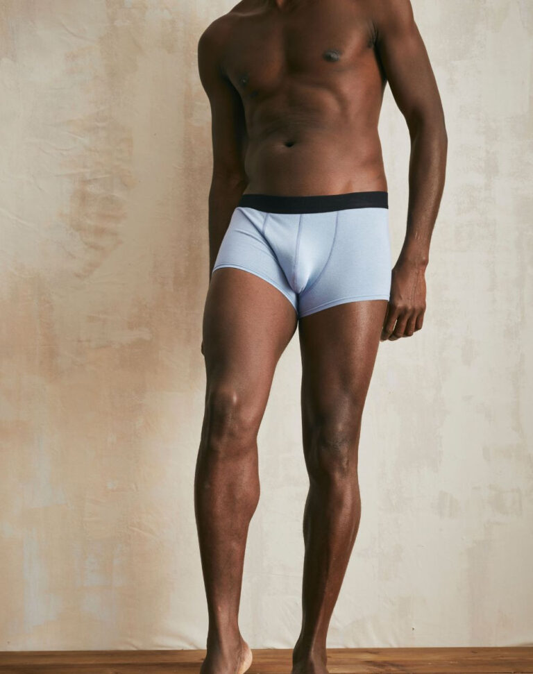 Lemahieu - Boxer court seconde peau - Bleu - Homme