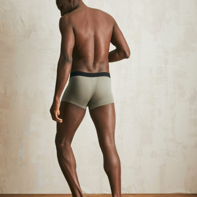 Lemahieu - Boxer court seconde peau - Olive - Homme