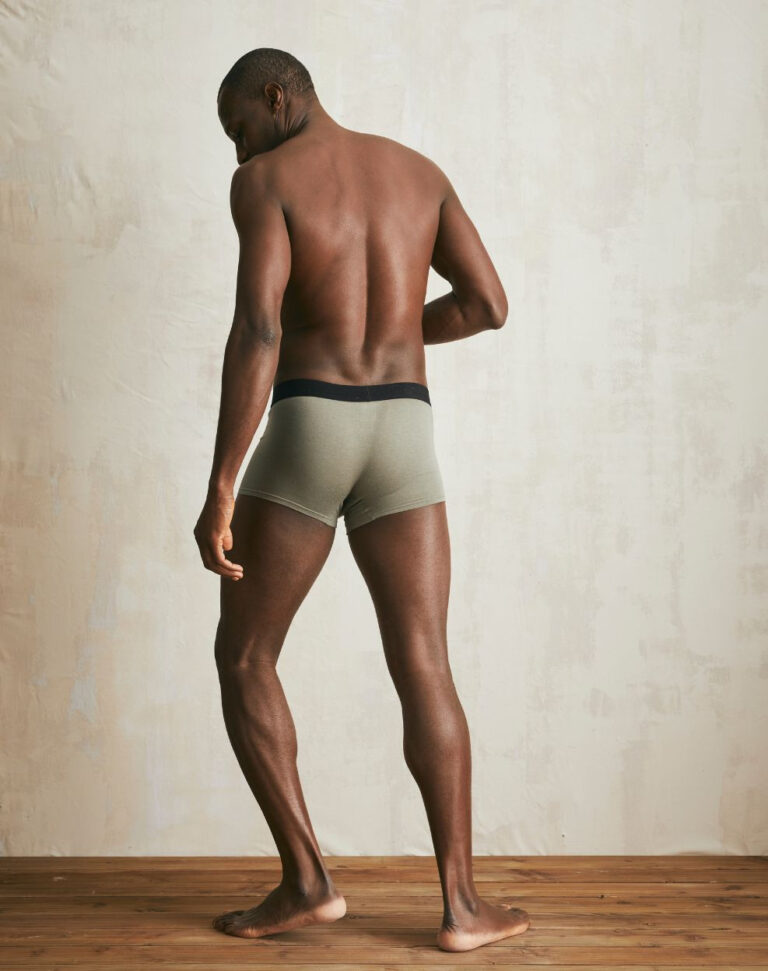 Lemahieu - Boxer court seconde peau - Olive - Homme
